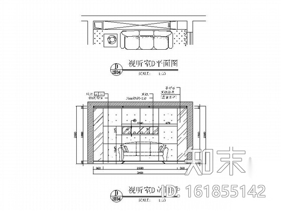 [深圳]高档小区摩洛哥风情三居室装修图（含效果图）cad施工图下载【ID:161855142】