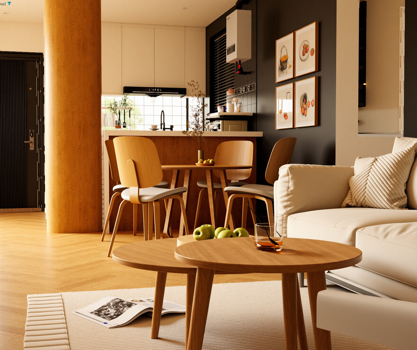 日式客餐厅3D模型下载【ID:1214839337】