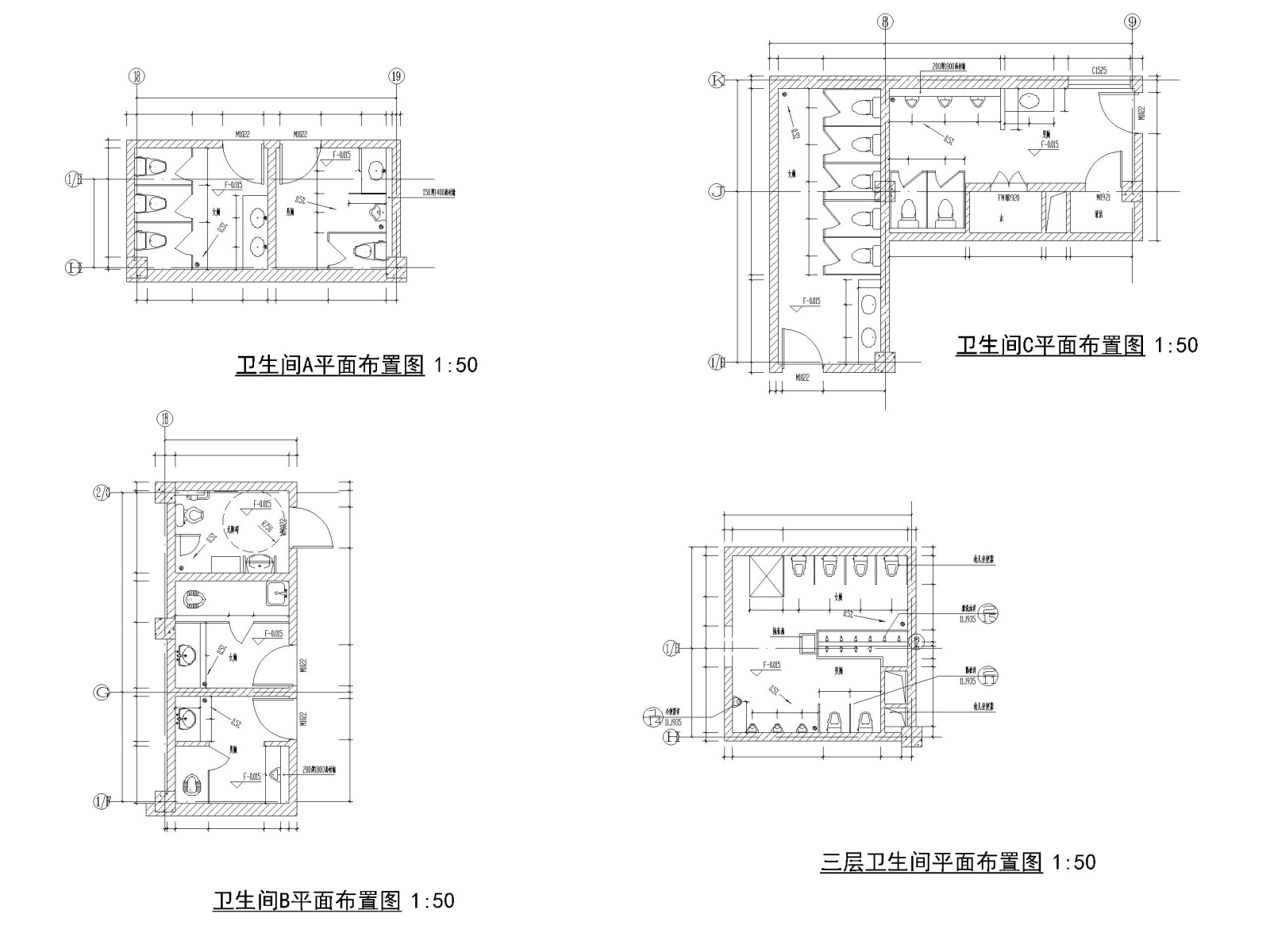 装配式框架结构幼儿园建筑施工图cad施工图下载【ID:160722170】