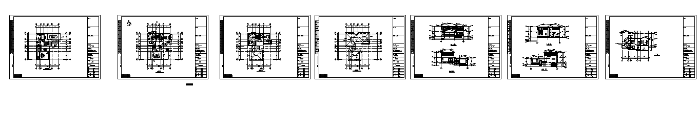 两层192平方米独栋别墅建筑设计CAD图纸及SU模型施工图下载【ID:160139118】