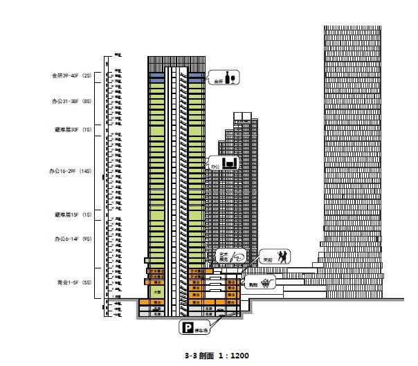 [深圳]超高层现代风格城市综合体级单体建筑设计方案文本施工图下载【ID:166559103】