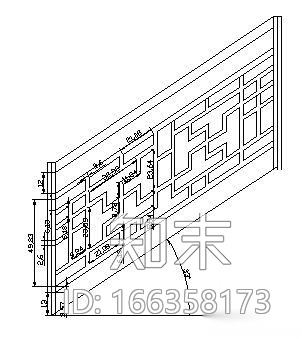 古典仿古楼梯cad施工图下载【ID:166358173】