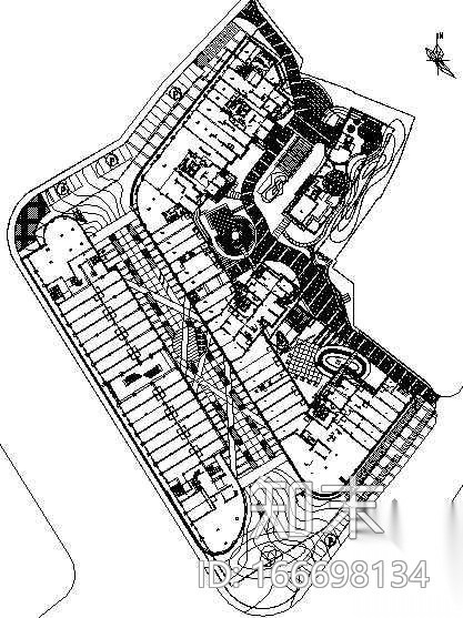 [福州]国际复合街区环境景观施工图设计施工图下载【ID:166698134】