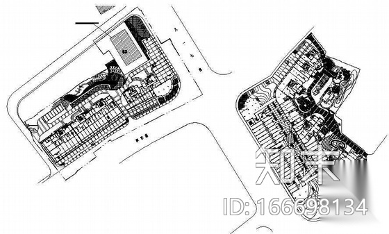 [福州]国际复合街区环境景观施工图设计施工图下载【ID:166698134】