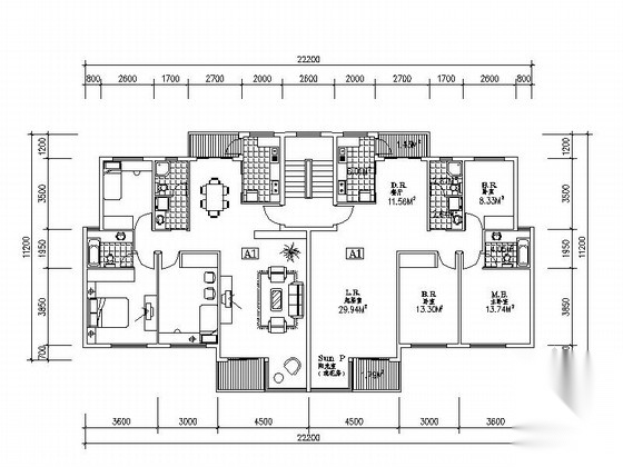 [合肥]某住宅小区规划及单体设计方案图（含效果图）cad施工图下载【ID:165415127】