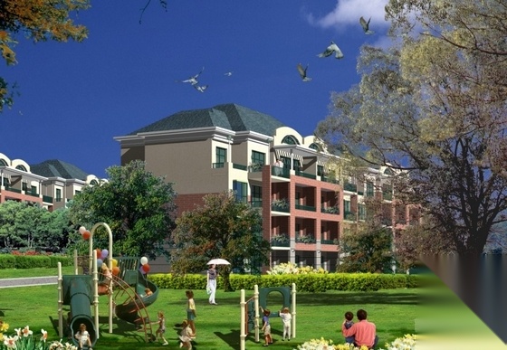 [合肥]某住宅小区规划及单体设计方案图（含效果图）cad施工图下载【ID:165415127】