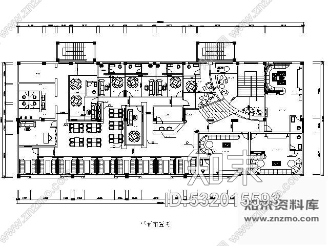 施工图湖南590㎡茶楼装修设计图施工图下载【ID:532015593】