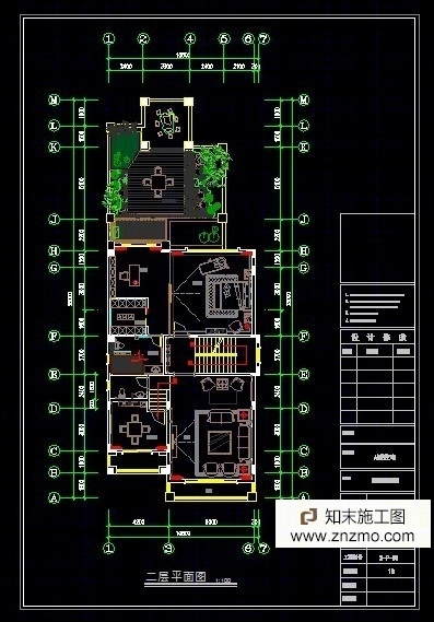 邓主任A型别墅施工图cad施工图下载【ID:36936362】