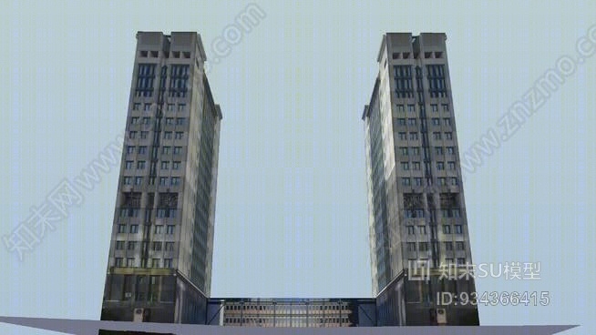 那不勒斯银行大厦SU模型下载【ID:934366415】