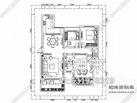 施工图富丽豪华欧式风格两层小别墅室内设计装修施工图含效果cad施工图下载【ID:531978319】