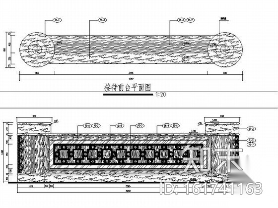 江苏某欧式售楼处室内装修图cad施工图下载【ID:161741163】