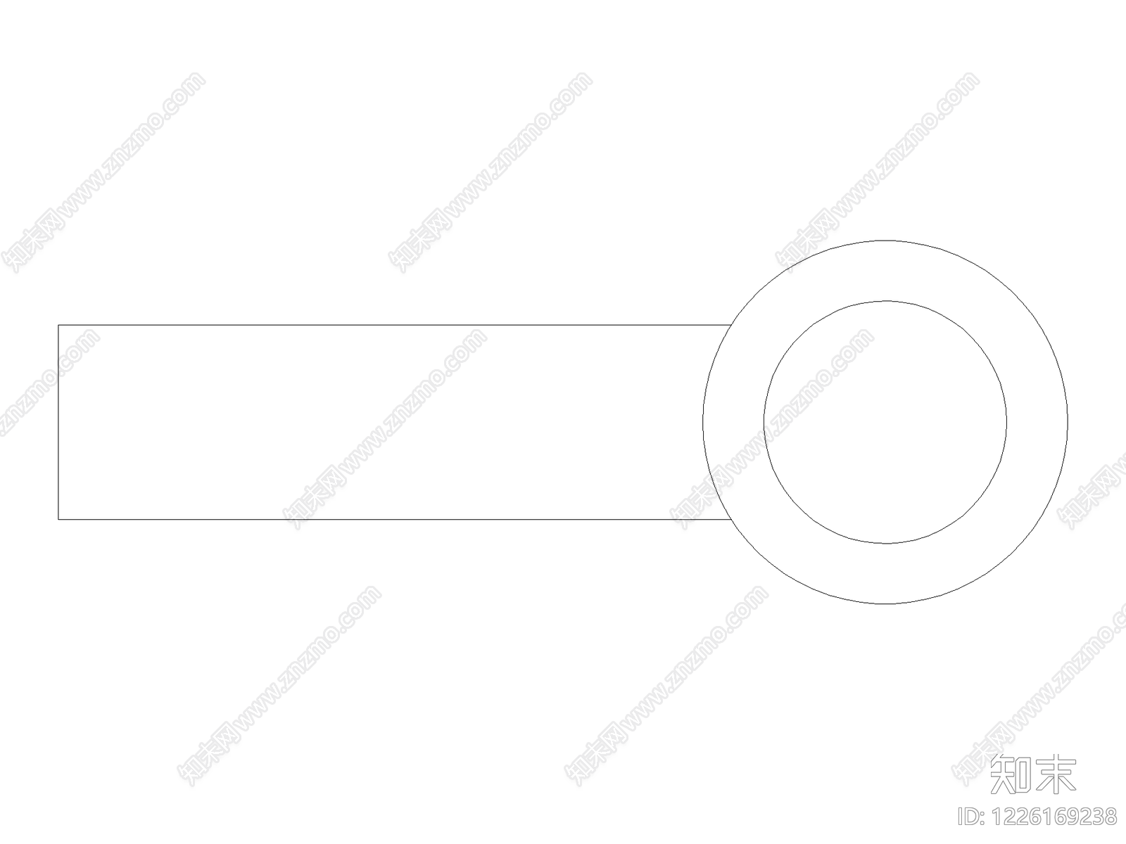 现代五金管件CAD图纸