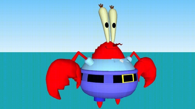 螃蟹从三维spongebob先生SU模型下载【ID:830138052】