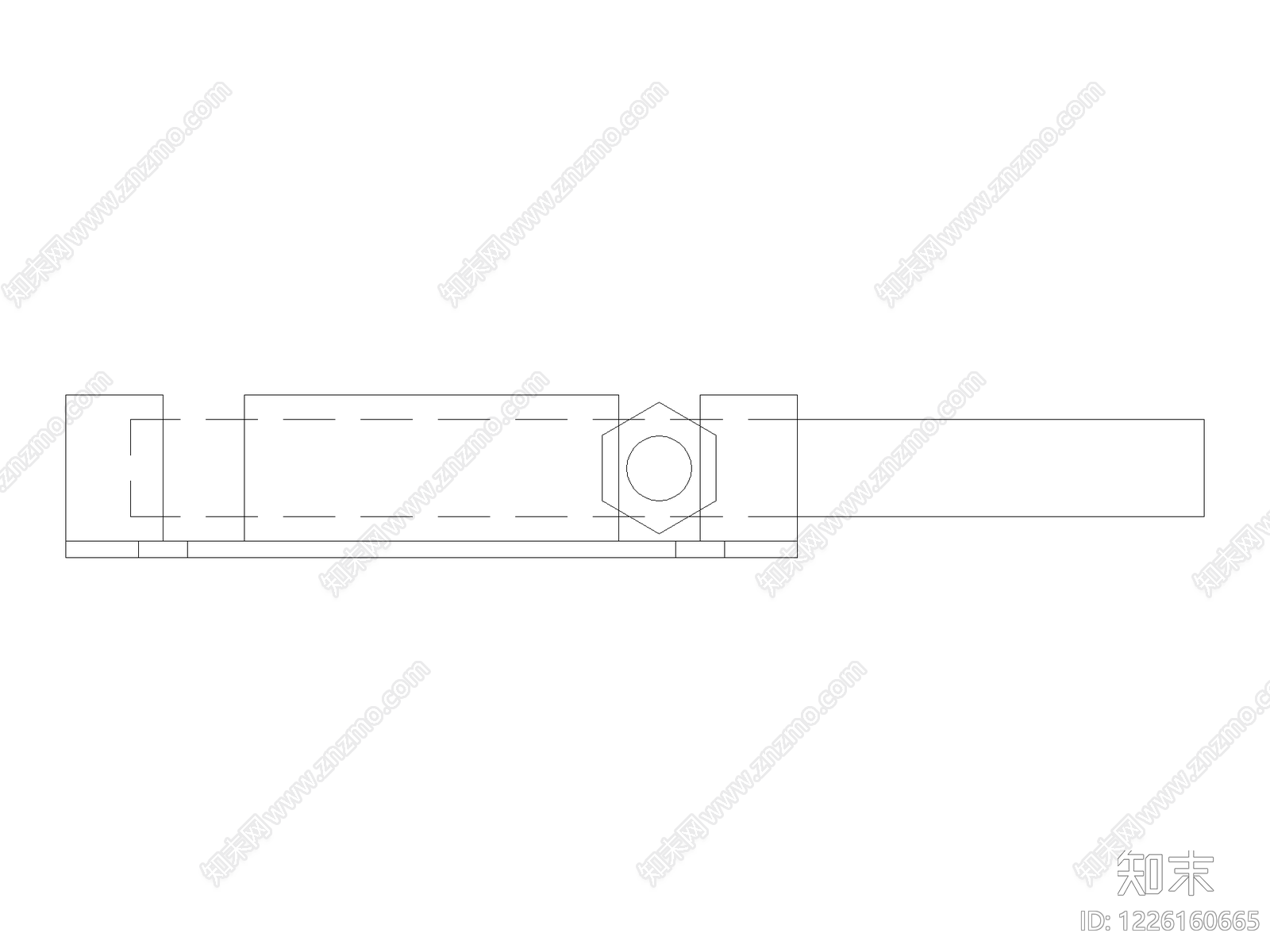 五金管件cad施工图下载【ID:1226160665】