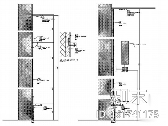 酒店多功能厅设计装修图cad施工图下载【ID:161741175】