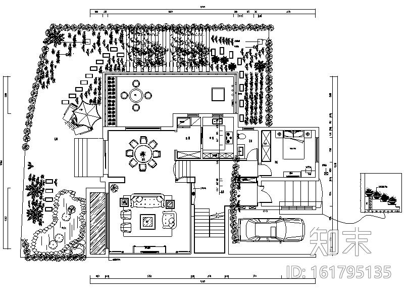 [江苏]依云溪谷美式双拼别墅设计(附效果图)cad施工图下载【ID:161795135】