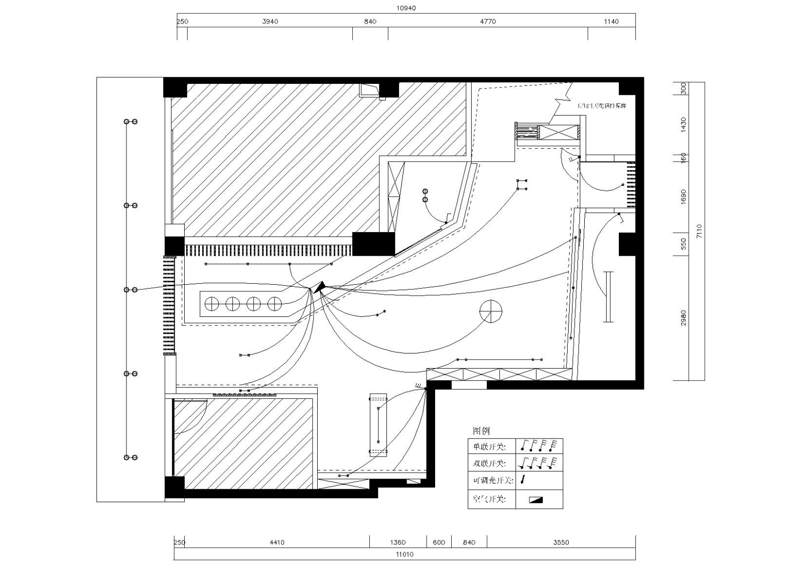 [广东]金阑湾SPA休闲娱乐馆施工图+实景拍摄cad施工图下载【ID:160430130】