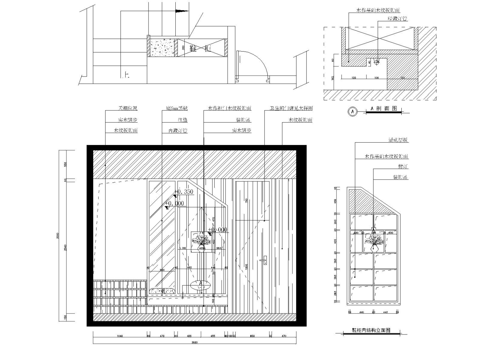 [广东]金阑湾SPA休闲娱乐馆施工图+实景拍摄cad施工图下载【ID:160430130】