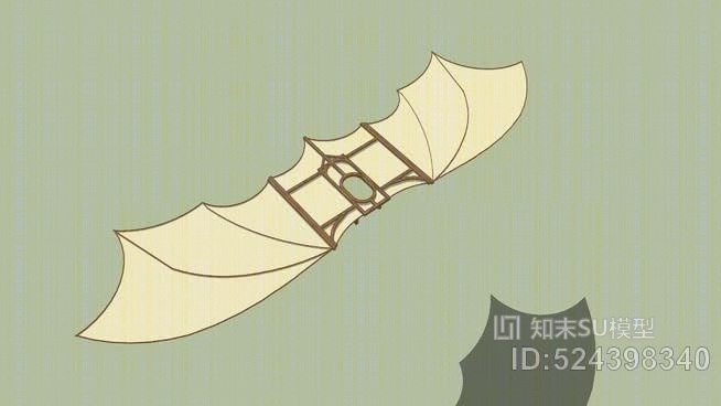 达芬奇的滑翔机SU模型下载【ID:524398340】