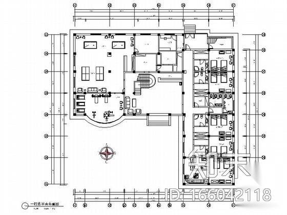 [武汉]现代电子科技有限公司职工公寓装修图cad施工图下载【ID:166042118】