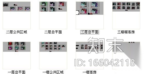 [武汉]现代电子科技有限公司职工公寓装修图cad施工图下载【ID:166042118】