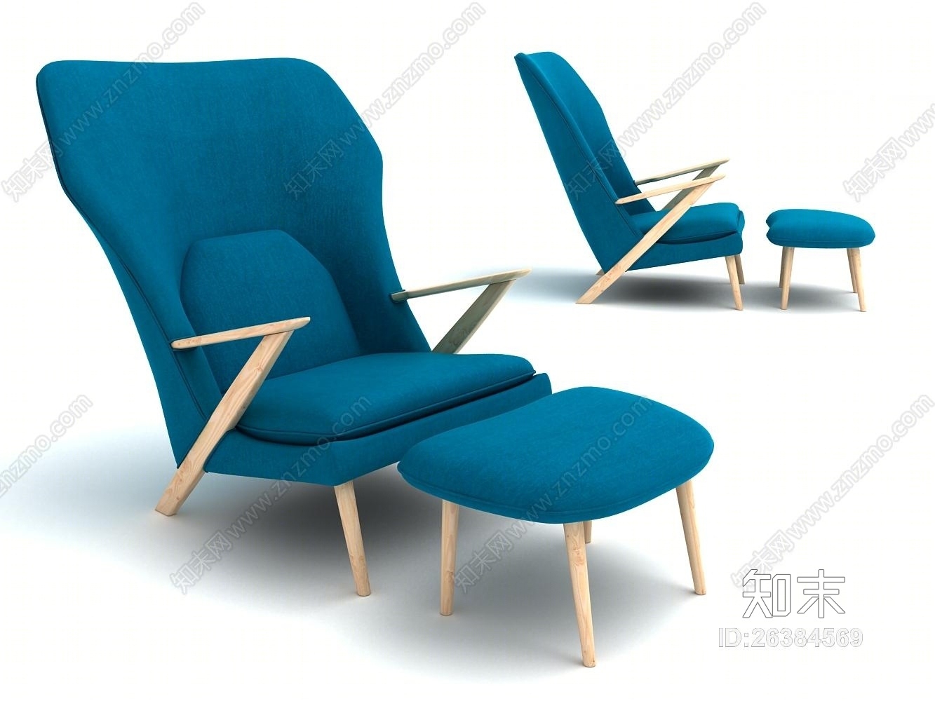 躺椅3D模型下载【ID:26384569】