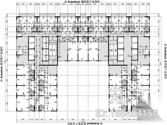 [贵州]危旧房、棚户区改造项目B类带转换层框剪结构施工...cad施工图下载【ID:166464150】