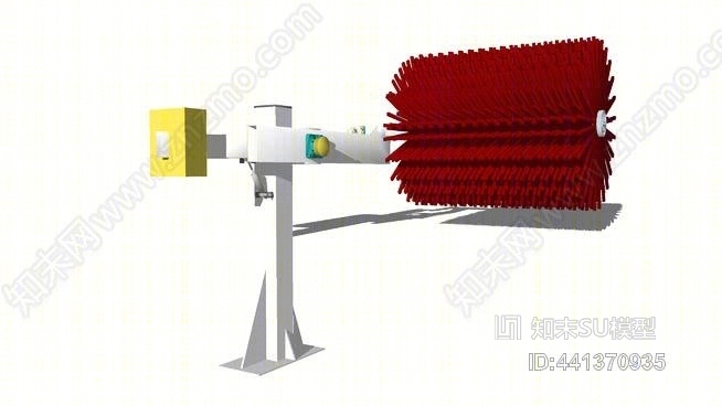 洗车-顶部刷SU模型下载【ID:441370935】