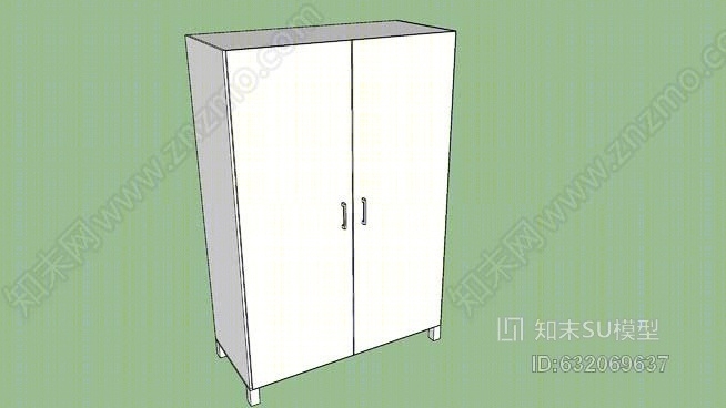 衣柜SU模型下载【ID:632069637】