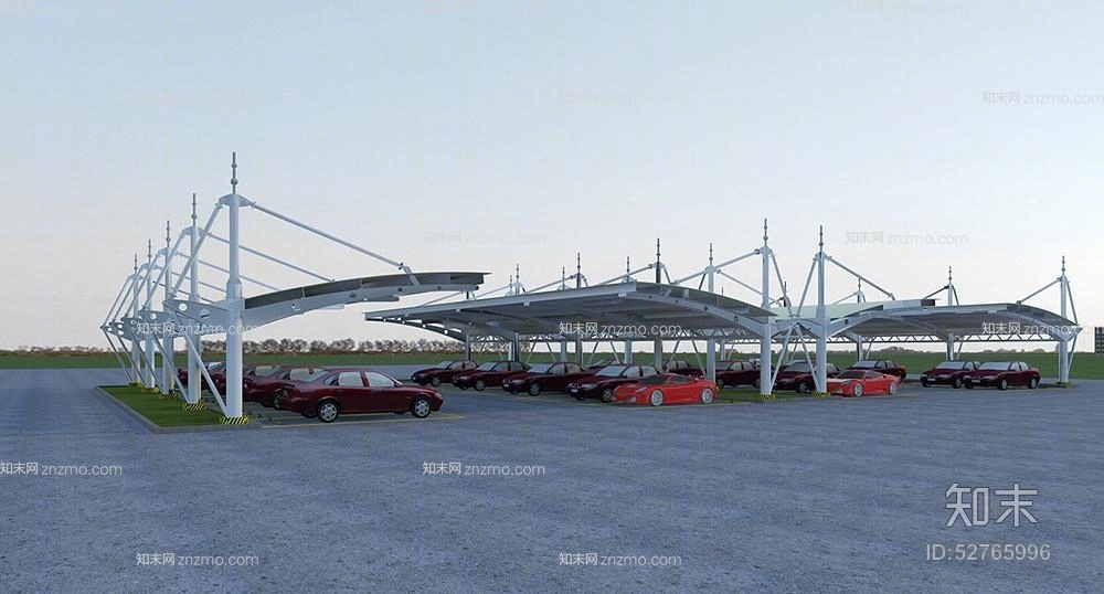 停车场3D模型下载【ID:52765996】