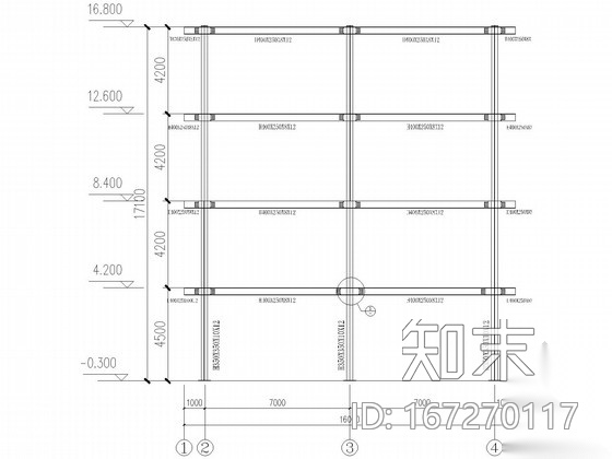 钢框架锅炉房结构施工图cad施工图下载【ID:167270117】