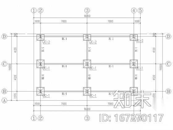 钢框架锅炉房结构施工图cad施工图下载【ID:167270117】