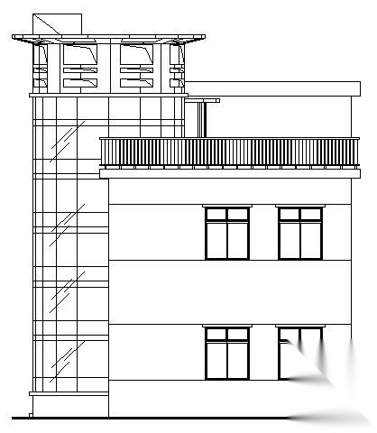 某市三层老人活动中心建筑设计方案施工图下载【ID:165740192】