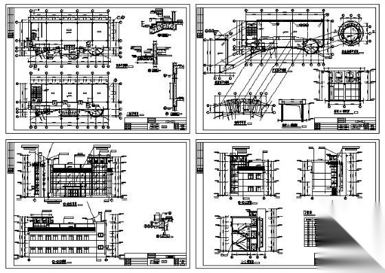 某市三层老人活动中心建筑设计方案施工图下载【ID:165740192】