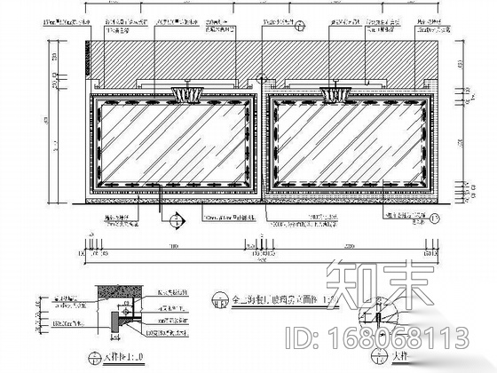 [上海]某京川沪菜时尚餐厅装修图cad施工图下载【ID:168068113】
