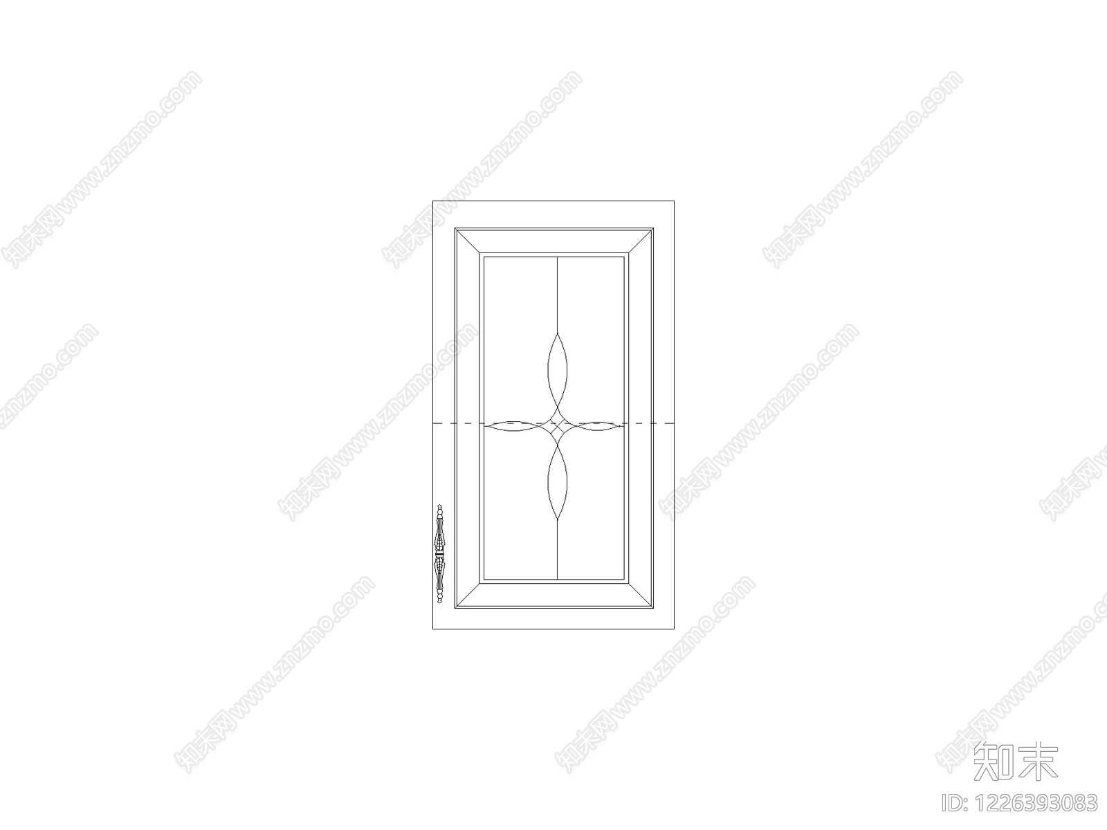 内门系统cad施工图下载【ID:1226393083】
