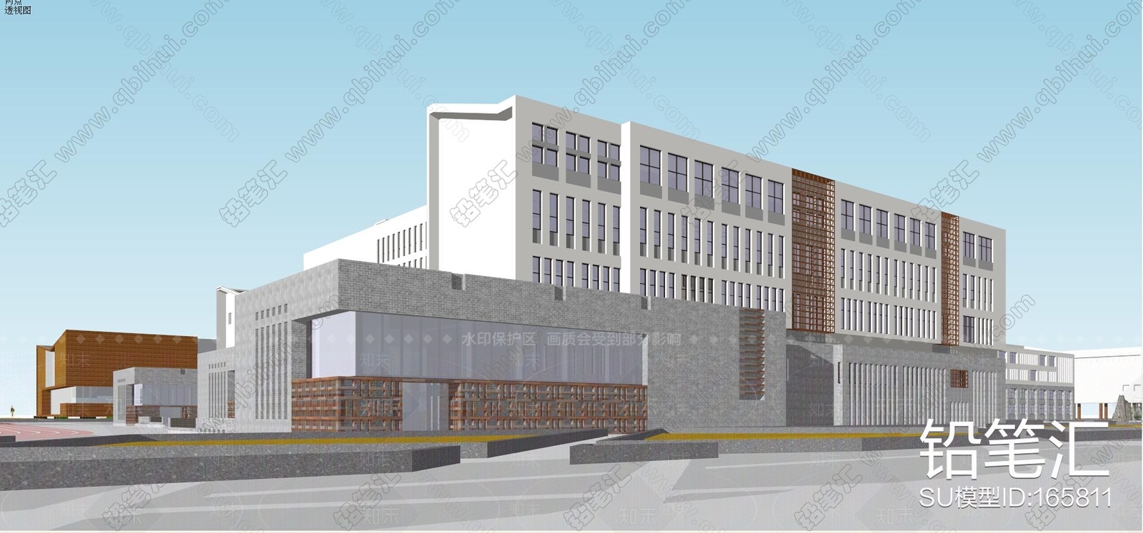 天津大学SU模型下载【ID:188239262】