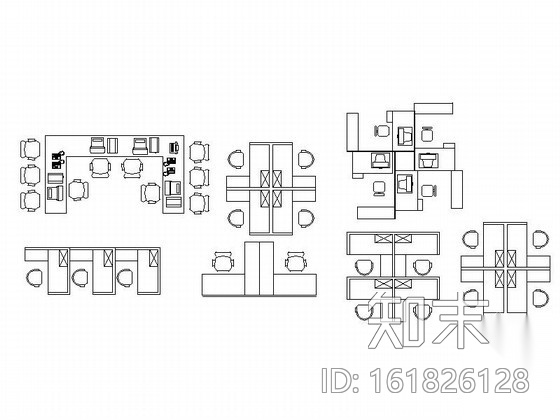 全套家具CAD图块下载cad施工图下载【ID:161826128】