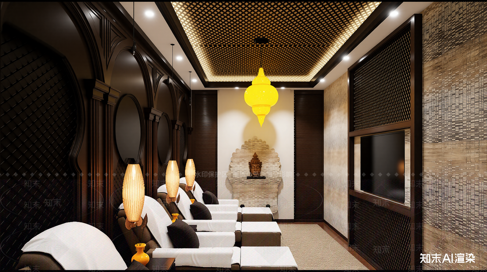 东南亚美容院3D模型下载【ID:1214362949】