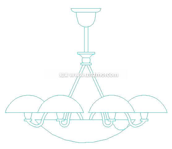 吊灯施工图下载【ID:179274187】