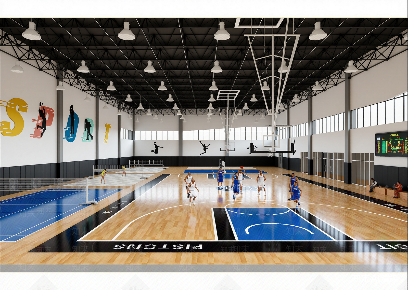 现代体育馆3D模型下载【ID:1215097543】