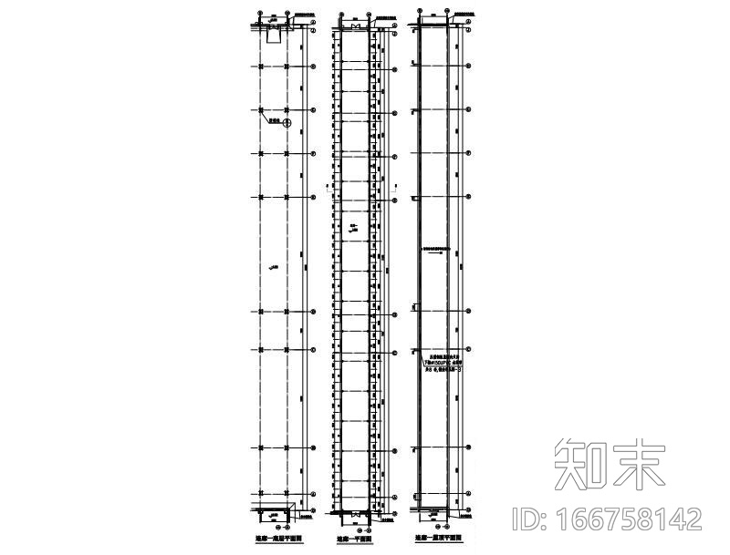 轻钢结构连廊招标图(含建筑结构图)cad施工图下载【ID:166758142】