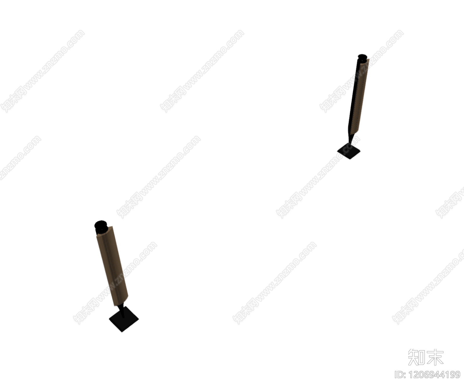 立柱式装饰灯3D模型下载【ID:1206944199】