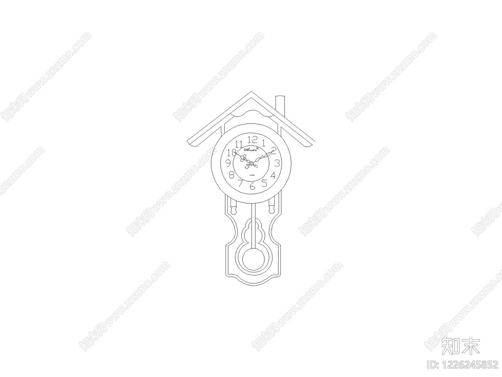 摆件CAD图纸