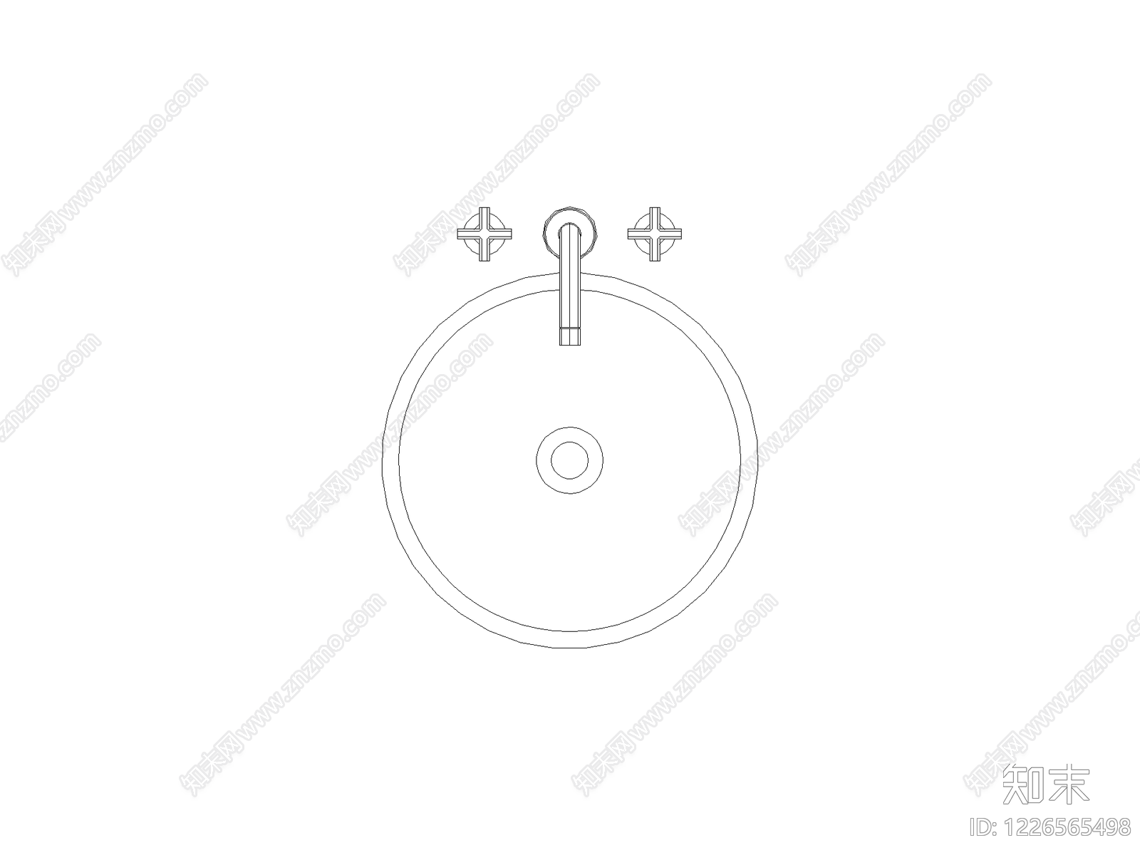 卫浴设施cad施工图下载【ID:1226565498】