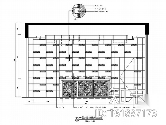 [湖南]某时尚商务会所公共部分室内装修施工图cad施工图下载【ID:161837173】