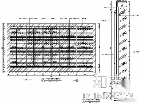 [湖南]某时尚商务会所公共部分室内装修施工图cad施工图下载【ID:161837173】