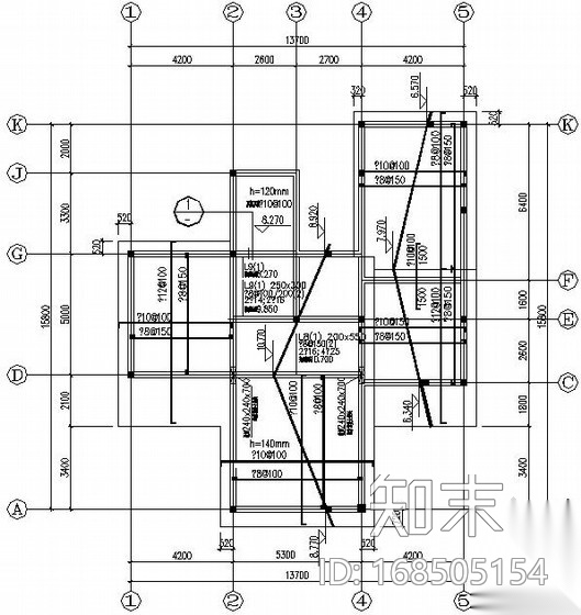 自建3层砌体别墅建筑结构施工图cad施工图下载【ID:168505154】