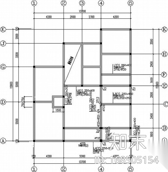 自建3层砌体别墅建筑结构施工图cad施工图下载【ID:168505154】