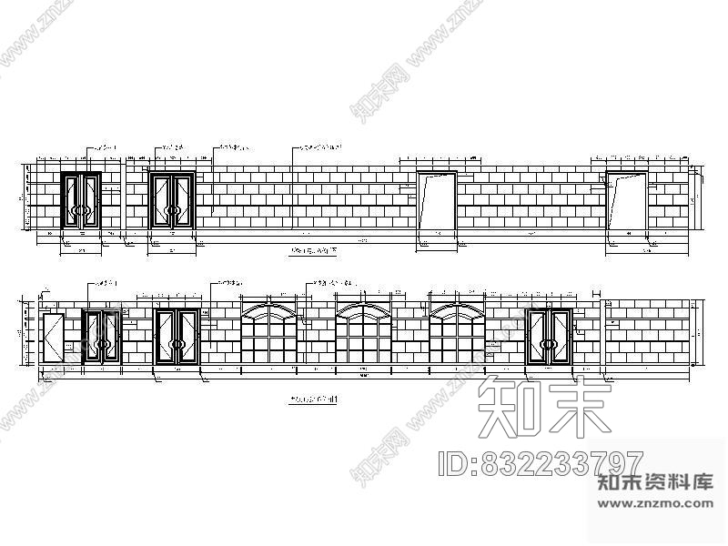 图块/节点西餐厅详图cad施工图下载【ID:832233797】